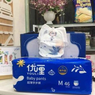 Bỉm YOULI dán/quần nội địa Trung Quốc S112/M88/L80