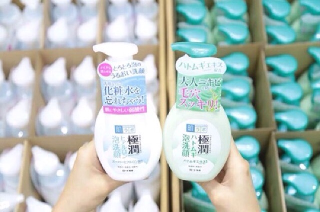 Sữa rửa mặt tạo bọt Hadalabo chai có vòi Nhật Bản | BigBuy360 - bigbuy360.vn