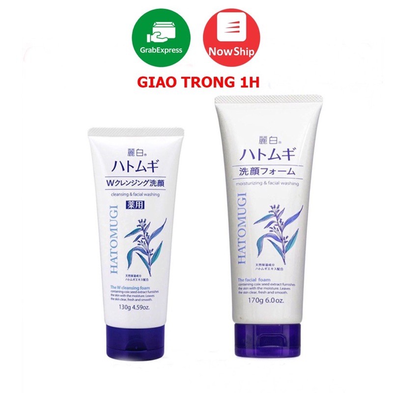 [Combo 5] Sữa rửa mặt hạt ý dĩ Hatomugi Naturie Nhật Bản