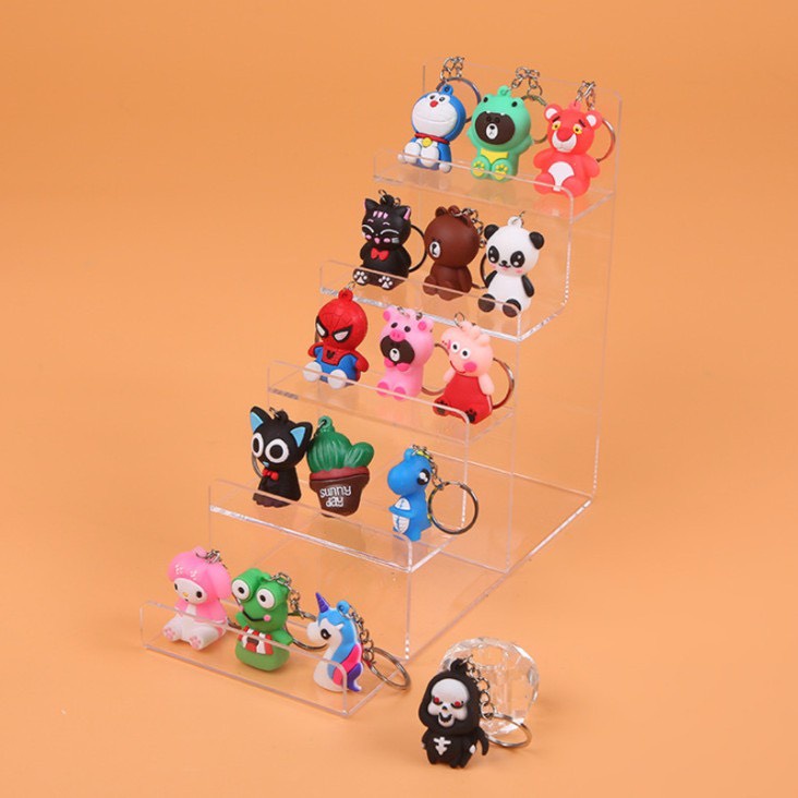 Móc Khoá Hình Thú, Hoạt Hình 3D Dễ Thương, Được Lựa Mẫu