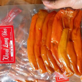 Gói 250gr khoai lang mật sấy dẻo nguyên củ từ Đà Lạt