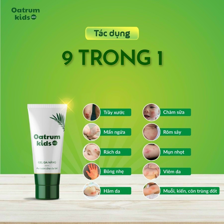 Kem dưỡng da cho bé Oatrum Kids Gel