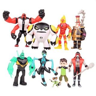 Set 9 Mô Hình Đồ Chơi Nhân Vật Ben 10