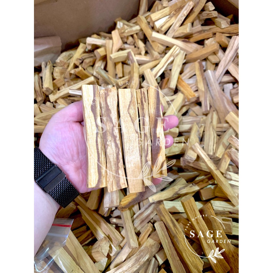 PALO SANTO PERU (Gỗ Trắc Xanh)_100gr [HÀNG TUYỂN]_SAGE GARDEN