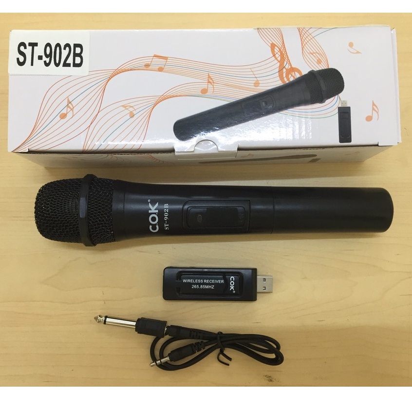 Mic karaoke đa năng ST-902B bluetooth không dây, hát siêu hay, thích hợp các loại âmly