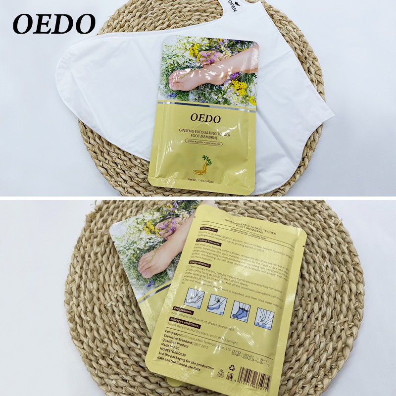 Kem chiết xuất hoa hồng OEDO làm trắng và dưỡng da tay + 2 mặt nạ tẩy tế bào chết cho da chân mềm mại sạch sẽ | BigBuy360 - bigbuy360.vn