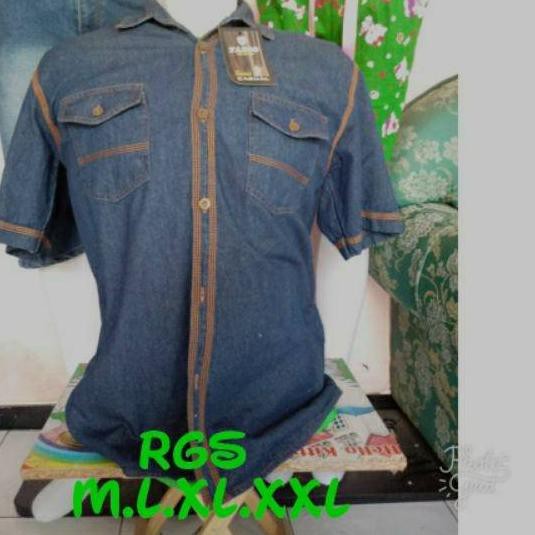 ¤¤¤Áo Sơ Mi Jean Ngắn Tay Tạm Thời Cho Nam/ Áo Sơ Mi Jean/ Quần Jean Nam