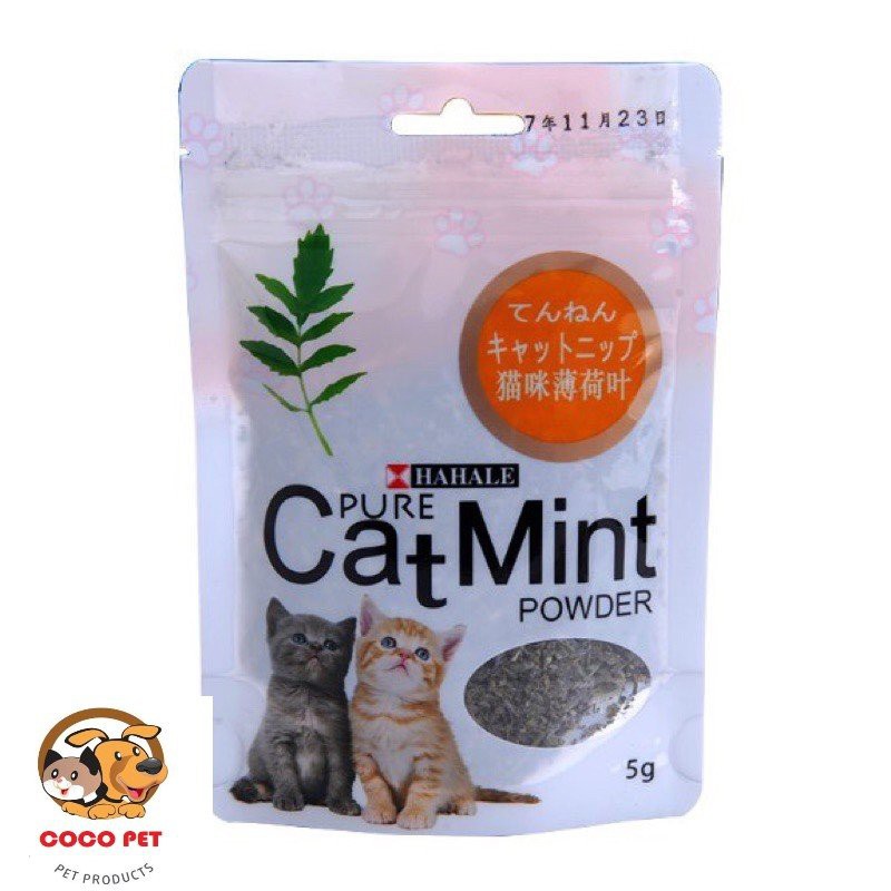 CATMIN-Cỏ Bạc Hà Cho Mèo Dạng Gói 5g Giúp Mèo Thư Giãn