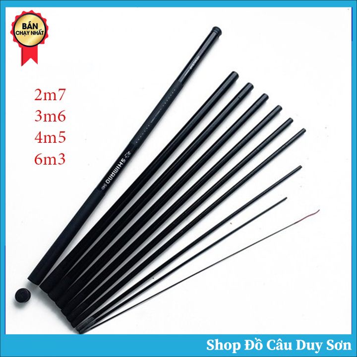 Cần Câu Cá SHIMANO HEIMUSHR Giá Rẻ -Cần Câu Đài Đủ Size ( 6m3, 5m4, 4m5, 3m6) - Đồ Câu Tulip Có Đủ Phụ Kiện