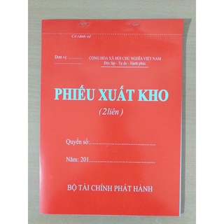 Phiếu Xuất kho, phiếu nhập kho loại dày 1 liên, 2 liên, 3 liên khổ A5/A4