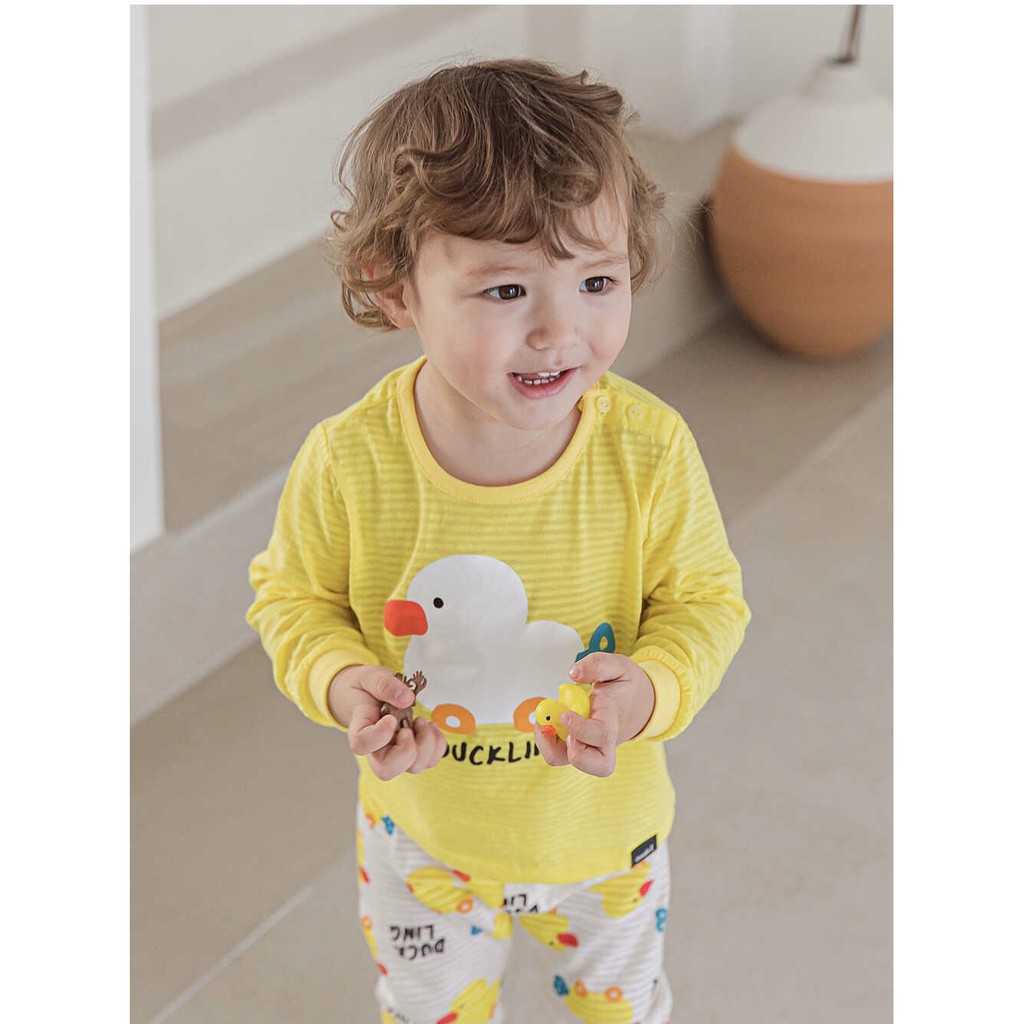 BỘ DÀI TAY CAO CẤP BÉ TRAI CỦA HÃNG CORDII, CHẤT COTTON GIẤY ORGANIC, CON VỊT