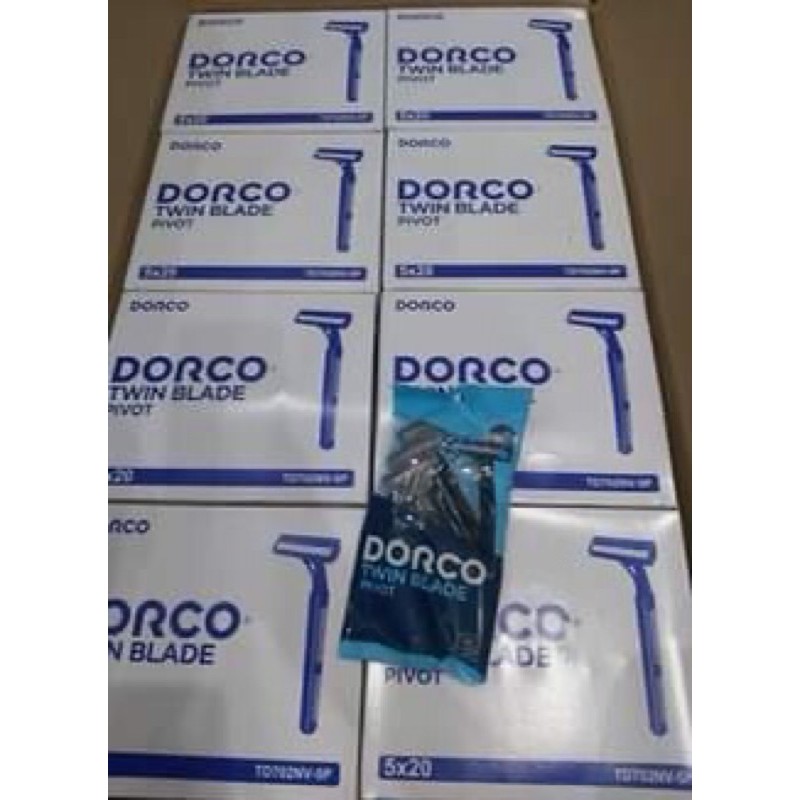 5 Dao Cạo Râu 2 Lưỡi Dorco TD # Công nghệ Hàn Quốc