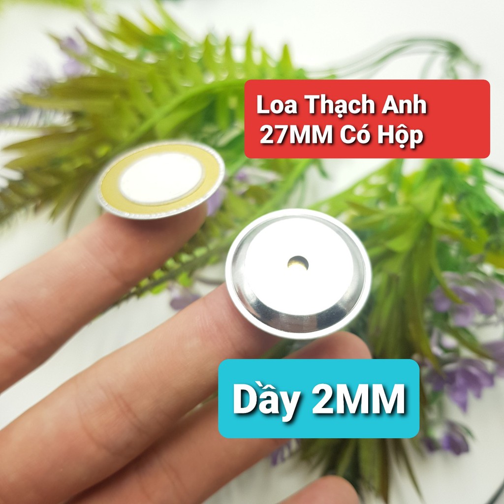 Loa Thạch Anh 27MMLoa Gốm Điện Áp 27MM Sử Dụng Trong Còi Báo Chuông