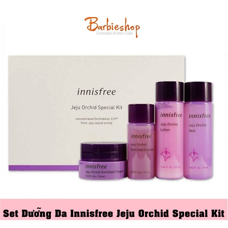 Bộ Dưỡng Trẻ Hóa Da Hoa Lan Tím Innisfree Orchid Special Kit