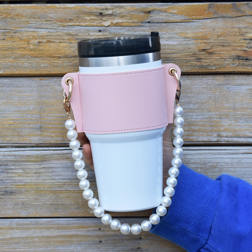 Bình Đựng Nước Di Động Có Dây Đeo Ngọc Trai Cho Tyeso Tumbler 20Oz/600ML Và 30OZ/890ML