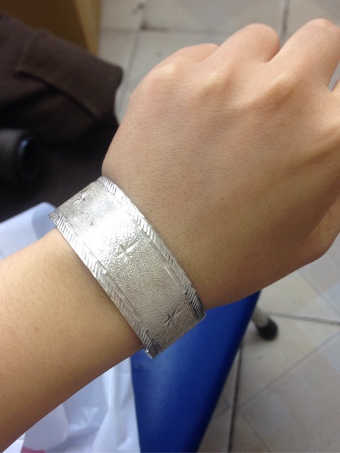 Vòng tay đặc bắn cát sao bạc ta