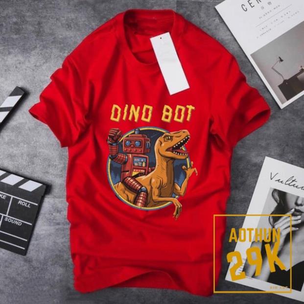 ALBUM 903 - ÁO THUN UNISEX KHỦNG LONG DINOBOT NHIỀU MÀU