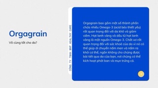 Sữa hạt Orgagrain -900g