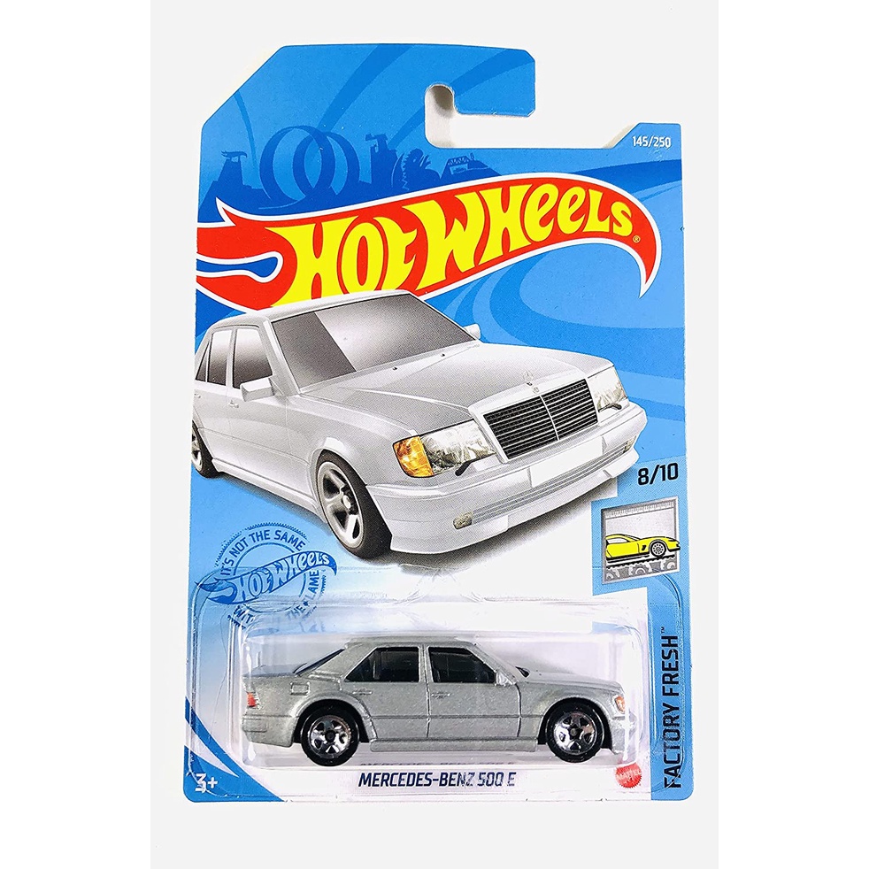 Xe mô hình Hot Wheels 1/64 Mercedes-Benz 500E (Silver) series 2021 (new)