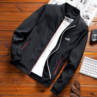 Áo khoác cổ đứng PUMA Áo khoác nam Áo khoác mỏng vừa vặn Áo khoác cổ bóng chày Hàn Quốc Áo khoác PUMA Áo khoác xe máy Áo khoác thường ngày Áo khoác chống gió Áo khoác nam thường ngày
