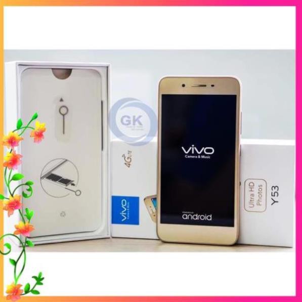 💥 Free Ship💥Điện thoại Vivo Y53 Ram 2Gb, ROm 16Gb (2 sim) - Bảo hành 12 tháng - fullbox tặng kèm ốp - Nhập khâu