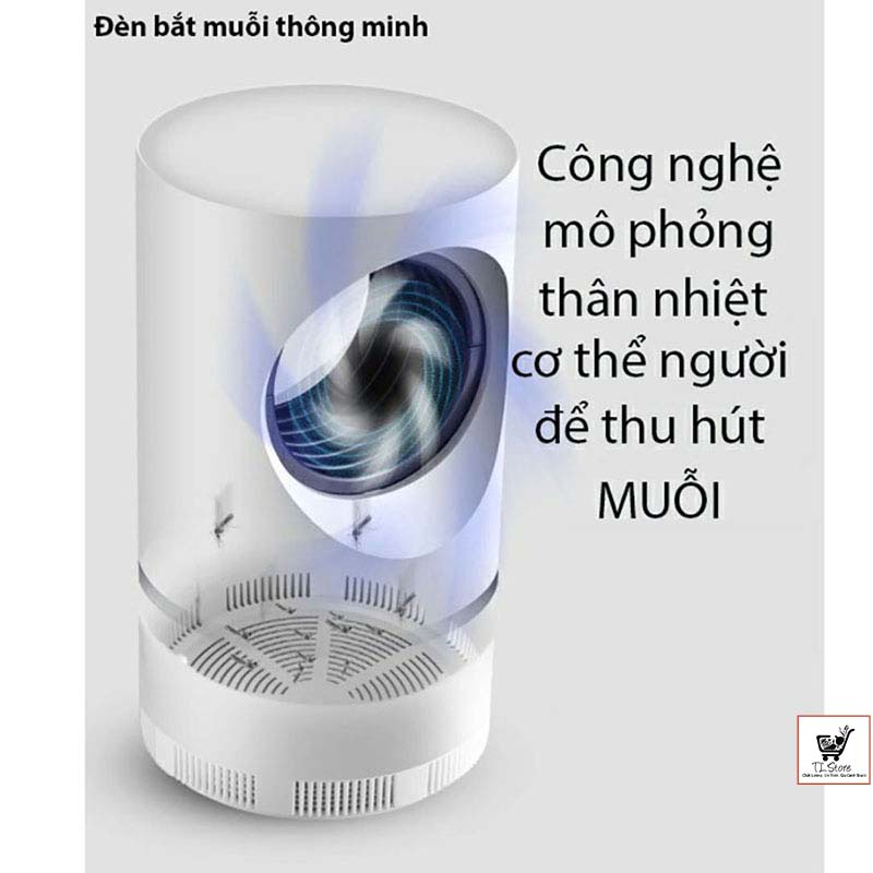 Đèn bắt muỗi thông minh, hiện đại siêu đẹp trụ sử dụng công nghệ cao (ĐÈN BẮT MUỖI)