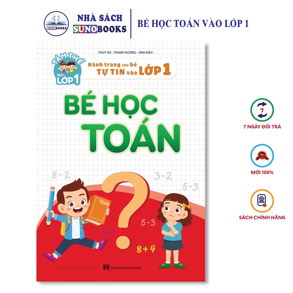 Sách - Bé Học Toán - Hành trang cho bé tự tin vào lớp 1 (1 cuốn)