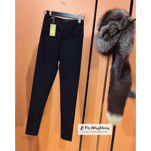 QUẦN LEGGING HỘP VÀNG CẠP CHÉO CHO NỮ
