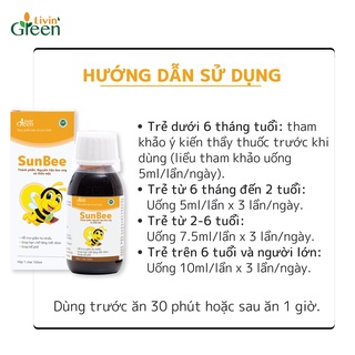 Siro SunBee chai 100ml