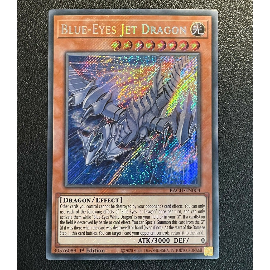 Bài Yugioh OCG - Blue Eyes Jet Dragon  #Art Blue-Eyes White Dragon