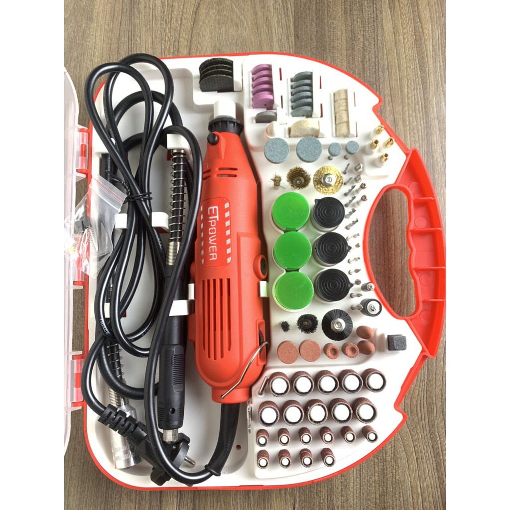 Máy Mài Mini, Khoan, Khắc Đa Năng 211Pcs