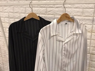ÁO SƠMI SỌC CỔ VEST
