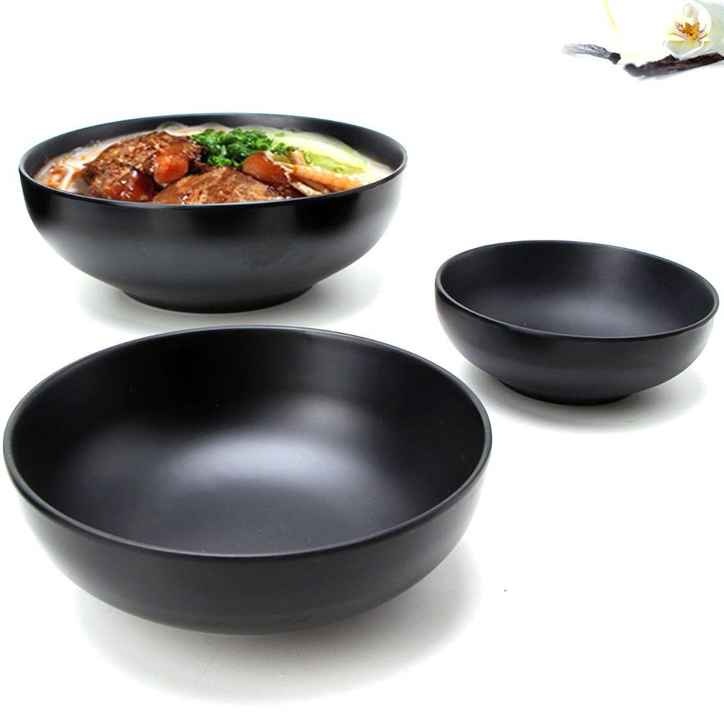 YIYU Tyrler1 Tô Nấu Mì Ramen Màu Đen Phong Cách Nhật Bản Giả Sứ Dùng Trong Nhà Bếp