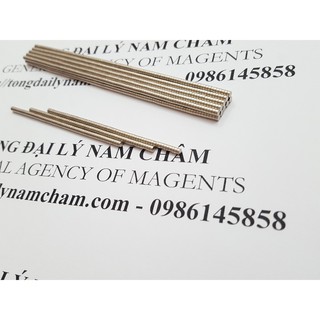 Nam châm đất hiếm 1x2mm- 100 viên