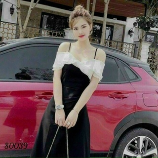 Đầm váy 2 dây vai bèo siêu cute