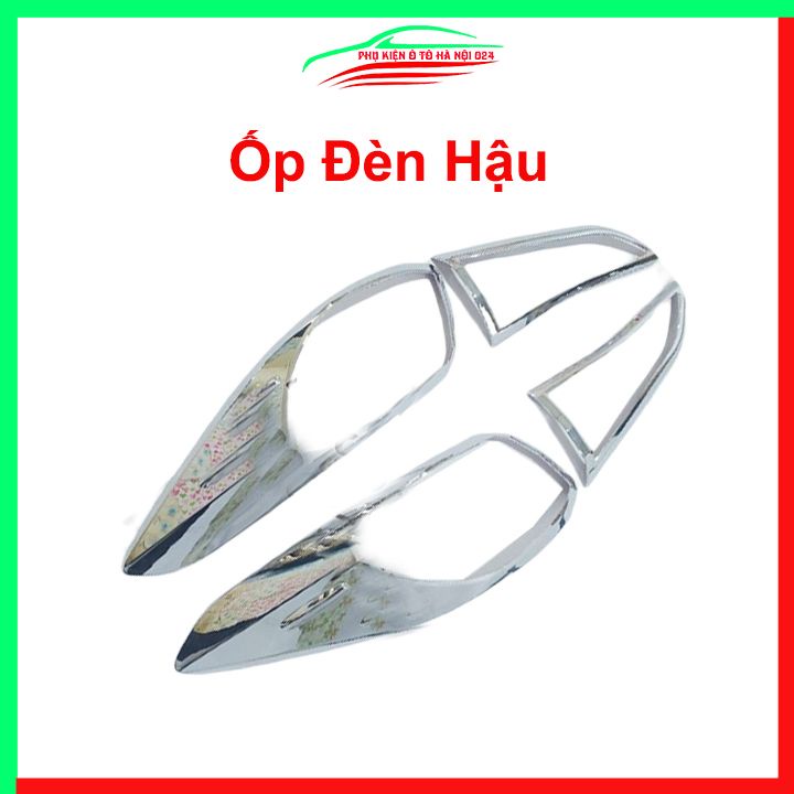 Ốp viền đèn pha hậu mạ crom Vios 2018-2019 chống trầy trang trí bảo vệ xe