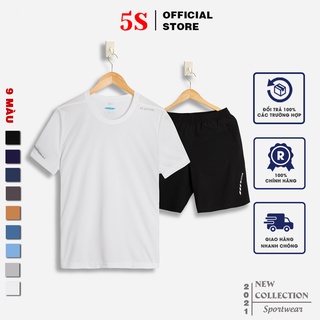 Bộ Quần Áo Nam 5S (9 màu) Dáng Thể Thao, Chất Liệu Coolmax Siêu Mềm Mát, Chống Nhăn, Khử Mùi (BTSO21050-01)