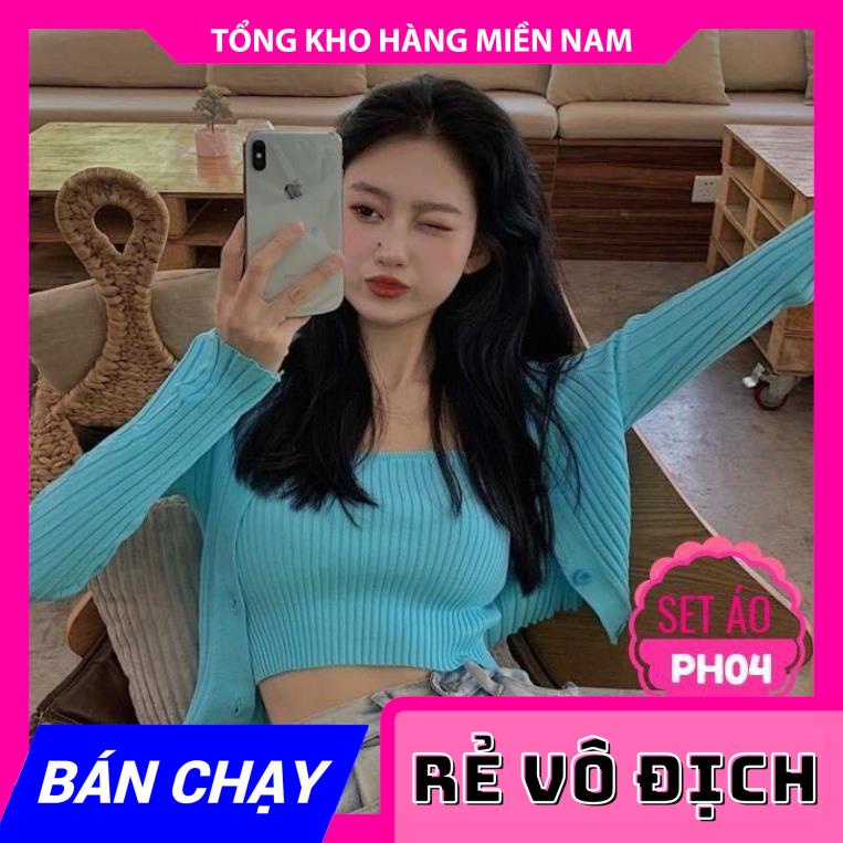 SET ÁO LEN QUẢNG CHÂU PH04 ❤ ẢNH THẬT ❤