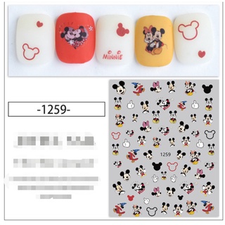 sticker trang trí nail chuột mickey