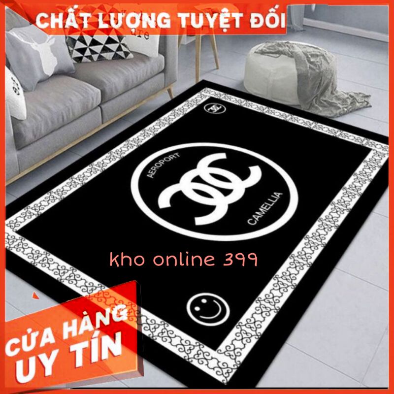 [RẺ VÔ ĐỊCH] thảm nỉ nhung mẫu chanel, thảm nỉ nhung thương hiệu chống trượt, thảm trải sàn, thảm trang trí đẹp