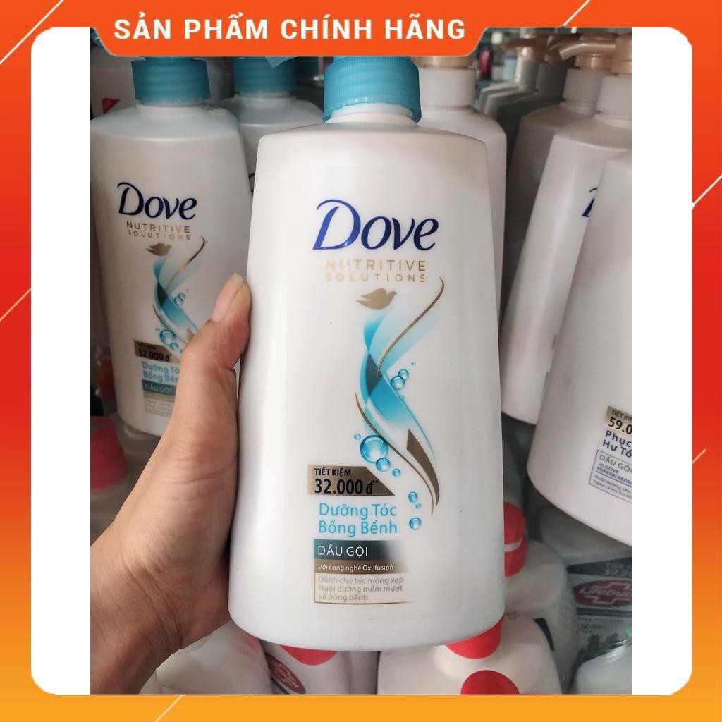 Dầu Gội Dove Phục Hồi Hư Tổn - Dưỡng tóc Bồng bềnh