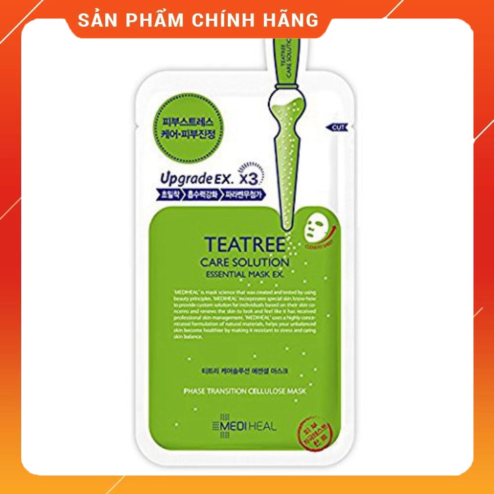 Lẻ miếng Mặt Nạ Giảm Mụn Mediheal Tea Tree Care Solution Essential Mask Ex