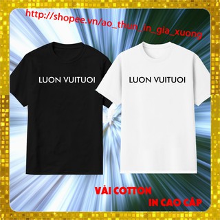 HOT- Áo thun Luon Vuituoi,  chất vải cotton dày mềm mịn,  áo thun unisex hàn quốc