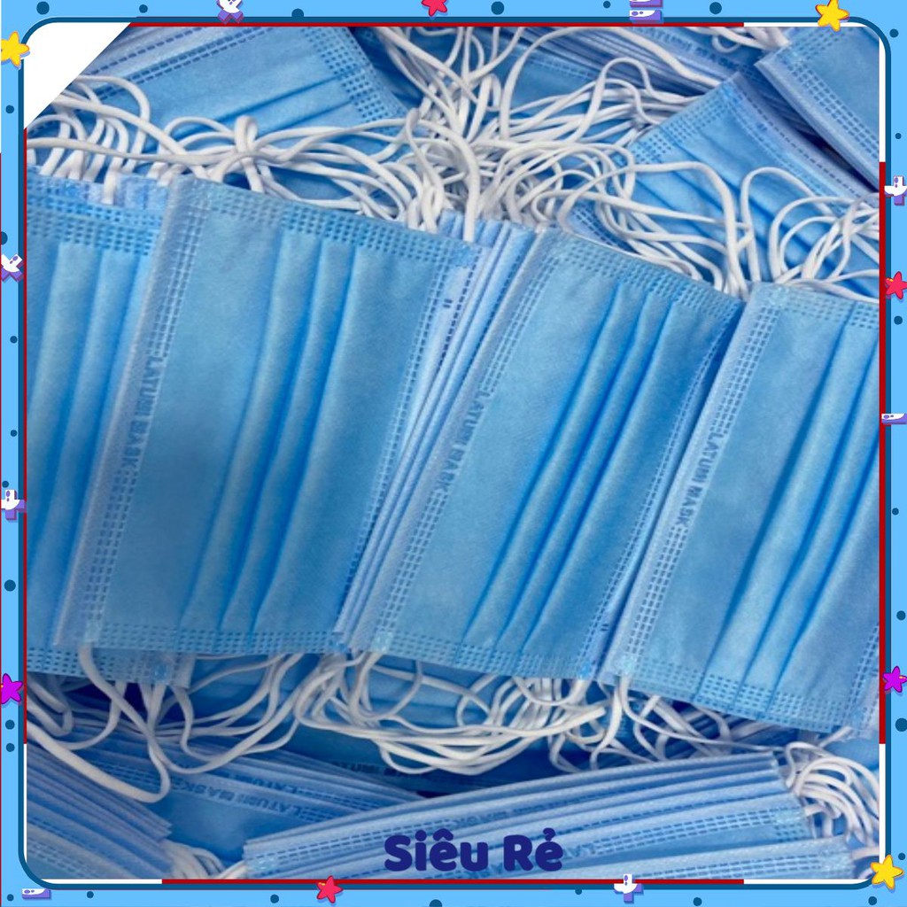 Combo 50 hộp Khẩu trang cao cấp chống ô nhiễm - chống tia uv - kháng khuẩn luckyyshop01