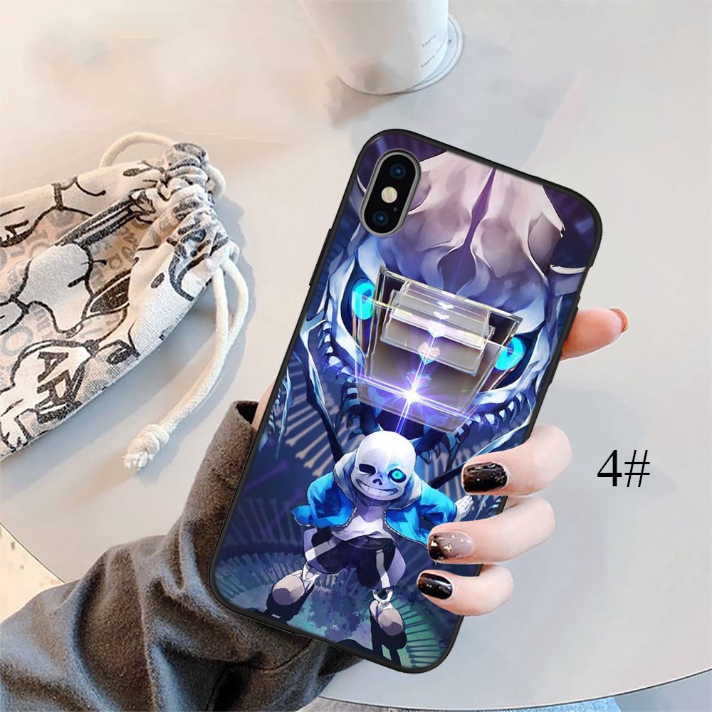Ốp Điện Thoại Silicon Mềm In Hình Hoạt Hình Undertale Sans Bad Cho iPhone 13 12 Pro Max Mini XS Max X OI95
