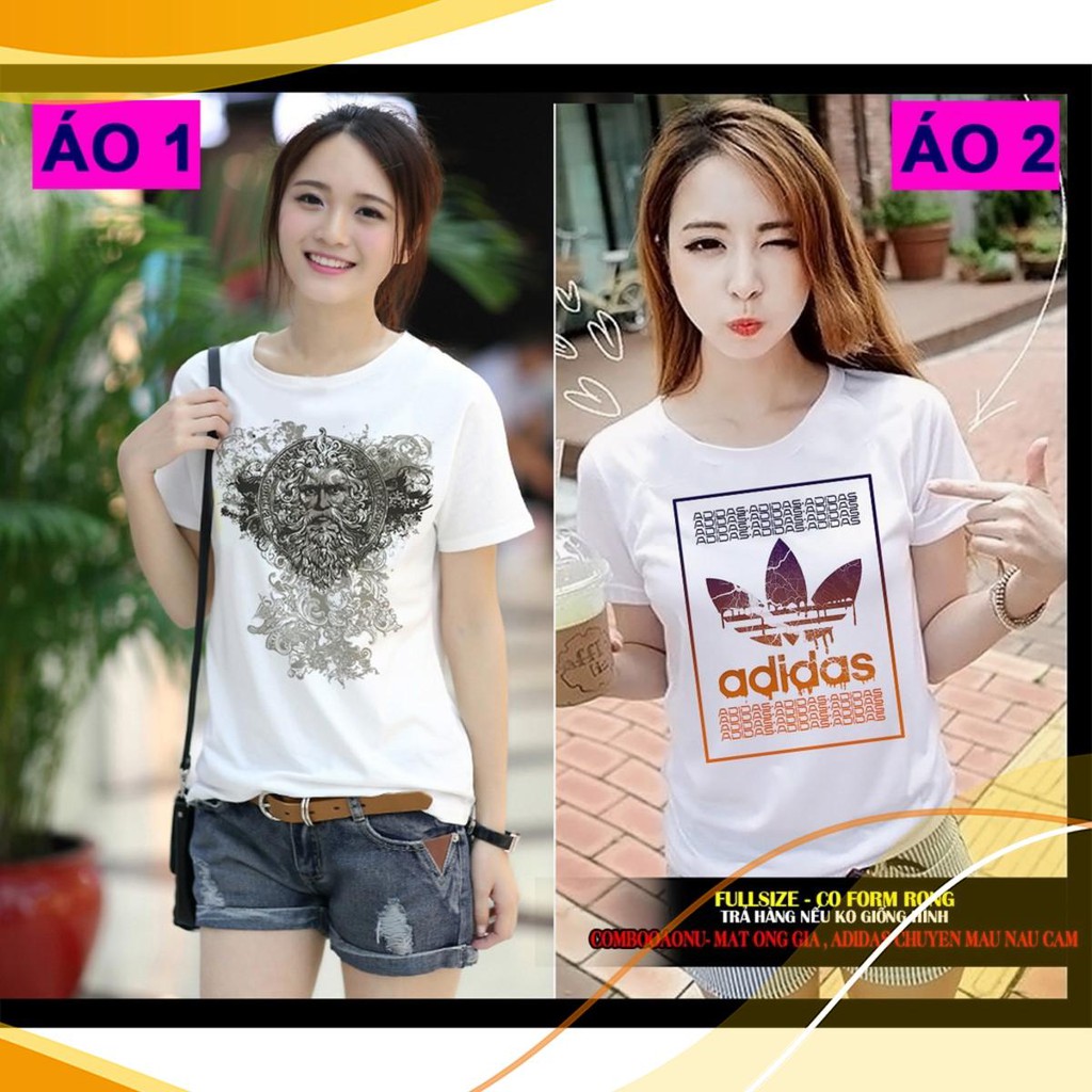 [Xưởng Áo Thun Sỉ Lẻ] ➡️ Áo thun Nữ Hàn Quốc ✨Áo phông chất thun cotton in hình siêu đẹp