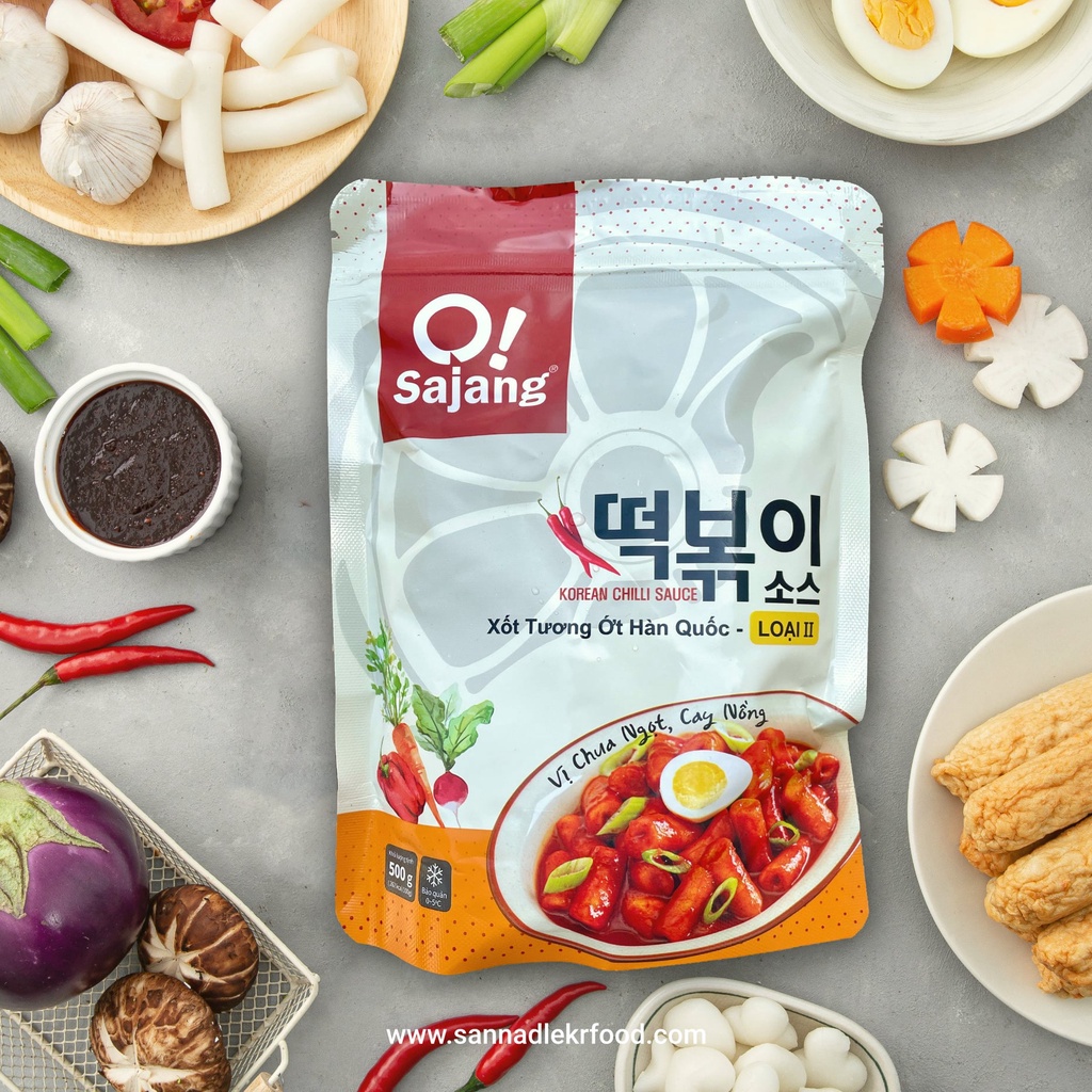 Xốt tương ớt Hàn Quốc O!SAJANG LOẠI 2 gói 500g