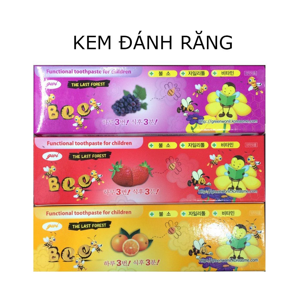 Kem đánh răng hàn quốc bee 90g