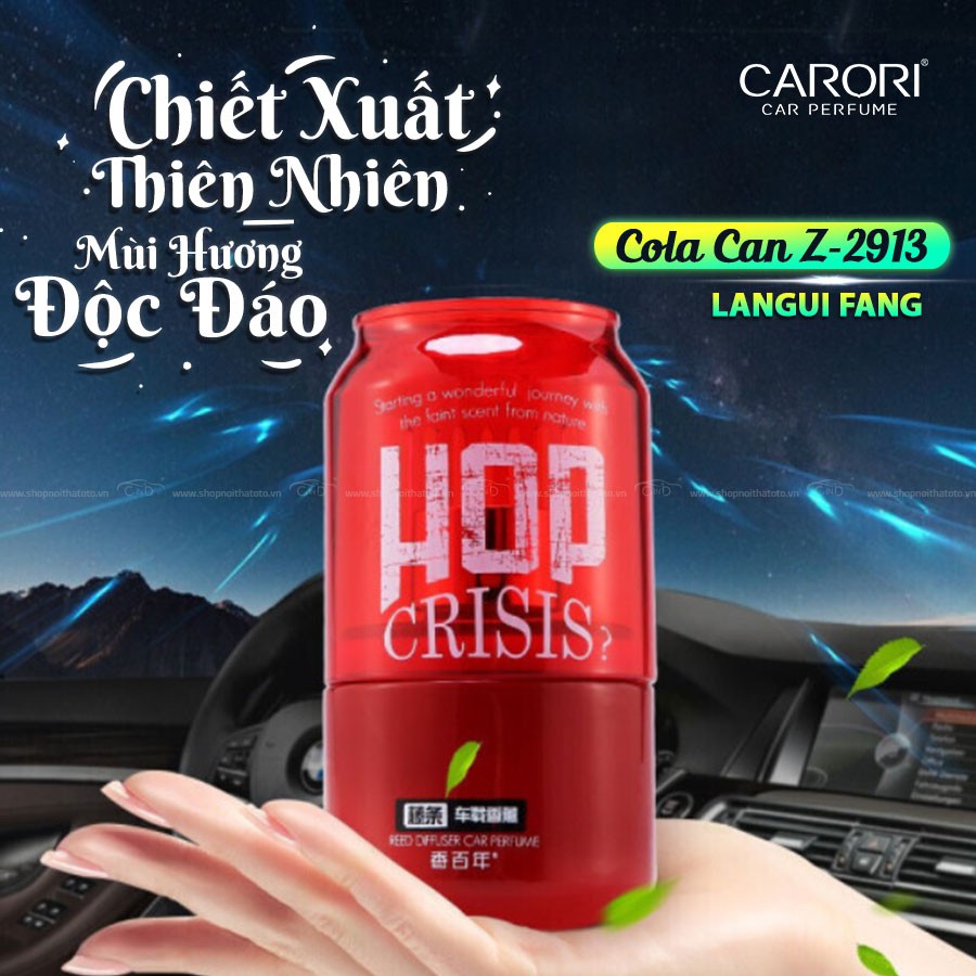 [Mã BMBAU50 giảm 10% đơn 99k] Nước Hoa Ô Tô CARORI Cola Can Z2913 Langui Fang 60ml Nhập Khẩu Chính Hãng