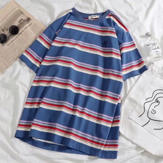 Áo phông unisex kẻ sọc